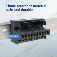 Module de bornier électrique compact SiRON T041/T042/T043/T044 X210 10/20/34/40 broches, entrée/sortie, MIL DC24V, rail DIN