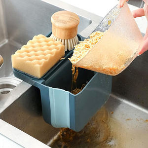 Panier de vidange télescopique pour évier, évier avec Logo personnalisé, s'utilise grâce à une éponge, pour organiser les canalisations, convient aussi en cuisine, humide ou sec - Product Image 2