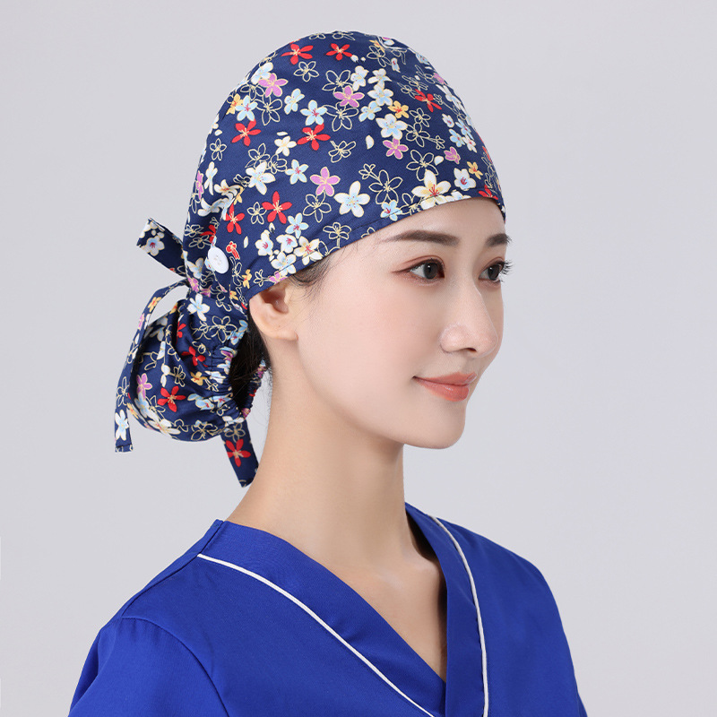 Длинные шапки с пуговицами и повязкой для волос, регулируемые хлопковые шапки для конского хвоста для женщин