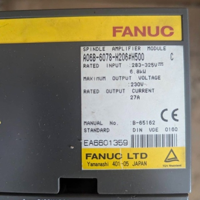 A06B-6078-H206 A06B6078H206 Spindle Amplifier Module for Plc