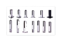 Supports de balustrade en verre sans cadre en acier inoxydable, réglables, résistants à la rouille, design moderne pour balcon, escalier, villa, clôture de piscine