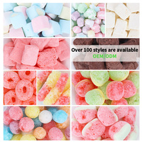 Fournisseurs OEM/ODM de bonbons, fabricants en gros de bonbons gélifiés aux fruits lyophilisés, snacks sucrés, bonbons gélifiés arc-en-ciel lyophilisés personnalisés