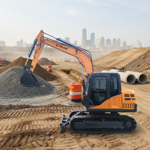 Excavatrice sur chenilles robuste TJ90 QSF2.8 avec moteur diesel Cummins, pompe hydraulique, moteur haute efficacité pour l'exploitation minière et la construction - Product Image 6