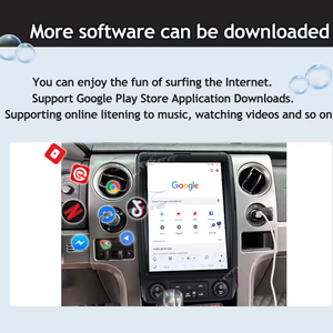 Auto Stereo <b>Car</b> Radio For F150 2009-2022 wireless Carplay 12.1 inch Touch Screen GPS Navigation Multimedia player Head Unit - Product Image 3