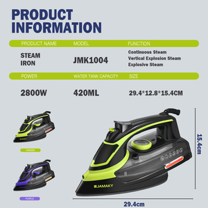 JAMAKY-Plancha eléctrica profesional <span class=keywords><strong>de</strong></span> 2800W, miniplancha <span class=keywords><strong>de</strong></span> <span class=keywords><strong>vapor</strong></span> <span class=keywords><strong>de</strong></span> <span class=keywords><strong>viaje</strong></span>, vaporizador portátil para ropa, plancha <span class=keywords><strong>de</strong></span> <span class=keywords><strong>vapor</strong></span> <span class=keywords><strong>de</strong></span> mano - Product Image 4