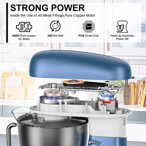 Nhà thiết bị nhà bếp điện thực phẩm bánh mì bột trộn đứng bánh <span class=keywords><strong>Maker</strong></span> Máy trộn - Product Image 6