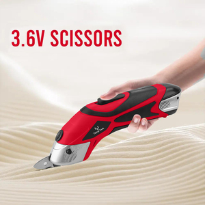 Chất Lượng Cao Điện Không Dây Cắt Kéo 4V Li-Ion Pin Vải Thảm Cắt Kéo Với 2 Pcs Lưỡi Phụ Kiện - Product Image 5