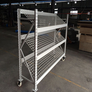 Tùy chỉnh Thé<span class=keywords><strong>p</strong></span> Kho Nhiệm Vụ Nặng Nề Dây Kệ Tủ Giá Vớ<span class=keywords><strong>i</strong></span> Bánh Xe - Product Image 5