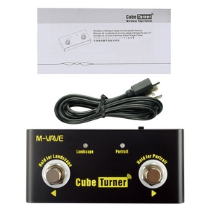 <span class=keywords><strong>Turner</strong></span> de cubo inalámbrico, Pedal giratorio de página, recargable, para partituras de música, compatible con conexión Looper - Product Image 2