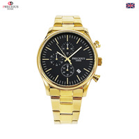 Montre de sport de luxe pour homme, marque OEM à étiquette privée, mode, étanche, acier inoxydable, bracelet 30 mm, cadran à aiguilles, logo personnalisé