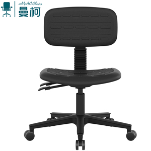 Silla de Laboratorio con Protección ESD, Resistente a Químicos, Altura Ajustable, Giratoria 360°, Ruedas Bloqueables, Certificación ISO, Línea MAC - Product Image 1
