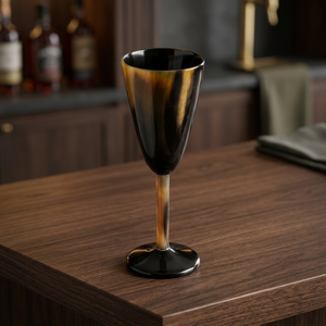 Vaso de Cuerno de Búfalo Premium Hecho a Mano, Ecológico, Reutilizable, de Gran Capacidad, Apto para Lavavajillas y Microondas, con Diseño Personalizable - Product Image 1
