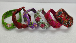 Bandas para el Cabello de Tela de Algodón Estampadas a Mano, Accesorios para el Cabello Suaves, Elegantes y Ecológicos para Mujeres y Niñas - Product Image 4