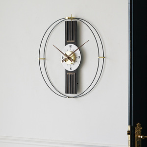 <b>Wall</b> <b>Clock</b> Oval Analog Battery Powered <b>Silent</b> Living Room Dining Room Decor - Product Image 1