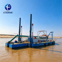Promotion : Drague à aspiration diesel 110 kW, capacité élevée de 2000 m³/h, portée de décharge de 2 km pour l'extraction et le désassainissement du sable de rivière