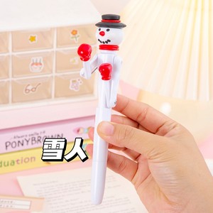 Bolígrafo Divertido con Forma de Bola de Boxeo, Tinta Azul, Creativo, Calabaza, Monstruo, Santa Claus, Muñeco de Nieve, Halloween, Navidad, Papelería, Regalo para Niños - Product Image 3