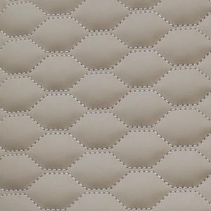 Breathable Faux Leather Car Seat Cover Stitching <strong>Quilted</strong> <strong>Fabric</strong> Embroidery Custom PU Car <strong>Upholstery</strong> Women Sofa Free Sample - Product Image 5