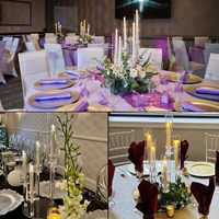 Candelabro de Acrílico Transparente de 6 Brazos, Centro de Mesa para Bodas, Portavelas, Soporte para Flores, Decoración para Fiestas y Bodas