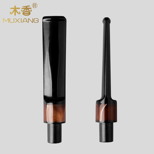Woody Scent Tobacco Pipe Straight Stem 9mm Mouthpiece With Beeswax Ring Handmade Accessory - Product Image 3