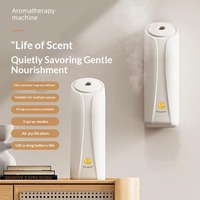Diffuseur d'arômes électrique portable - Distributeur automatique de parfum pour le bureau et la voiture, désodorisant avec fonction de minuterie