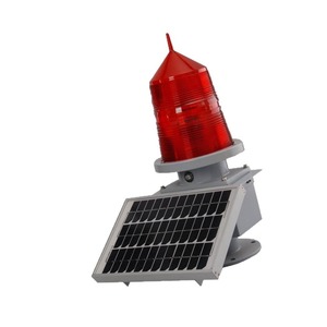 Baliza de Navegación Solar Tgz 155, Luz de Señalización Ferroviaria Roja IP65 - Product Image 5