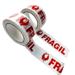 48mm*80m BOPP 아크릴 접착 BOPP 테이프 경고 문구 포함: 자동 또는 수동 카톤 밀봉용 48mm 폭 - Product Image 4