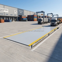 Báscula Digital para Camiones de Alta Precisión, 3x16m, 80 Toneladas, Báscula Electrónica para Vehículos, para Arena y Grava