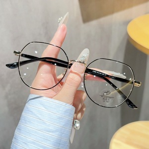 Gafas Ópticas Redondas de Metal Pequeñas 31202, Unisex, Lentes de PC con Protección Anti Luz Azul, Hechas en Taizhou - Product Image 4