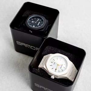 Montre de luxe noire <span class=keywords><strong>pour</strong></span> homme 2025, montre religieuse islamique avec heures de prière Azan <span class=keywords><strong>pour</strong></span> femme, sans boîte à montre - Product Image 5