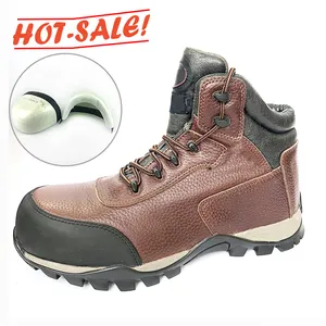 Factory Manufacturers Hot Sale Brand Lightweight Working Industries Plastic Toe Cap Safety Shoes