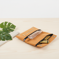 Pochette à tabac personnalisée en cuir véritable imperméable, étui à cigarettes authentique, pochette de voyage durable pour tabac, étuis à fumer