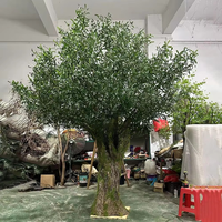 Arbre d'olivier artificiel moderne en fibre de verre fait main, haute simulation, durable, imperméable, pour mariage, Noël, remise de diplôme, Pâques, extérieur