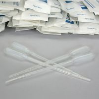 Pipette de laboratoire stérile en plastique à usage unique Pipette de transfert Pasteur 10ml