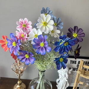 Flores Artificiales de Cosmos y Girasol, Realistas, para Decoración de Bodas, Hogar y Fotografía - Product Image 1