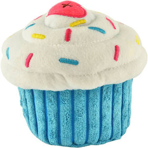 New interactive <span class=keywords><strong>squeak</strong></span> pet festa di compleanno peluche cane giocattolo torta - Product Image 1