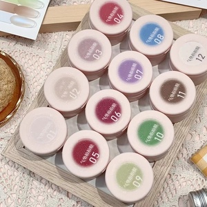 เจลทาเล็บแบบแอร์คุชชั่น 12 สี สีสันสดใส ติดทนนาน สีพื้นไล่เฉดสี สำหรับทำเล็บ DIY หรือร้านทำเล็บ 1 ชิ้น - Product Image 1