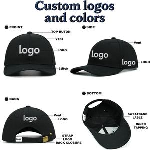Gorra de Béisbol Estructurada Lisa de 20 Colores Sólidos al por Mayor, Gorras Deportivas de Alta Calidad de 6 Paneles, 100% Algodón, Gorra Personalizada para Papá - Product Image 4