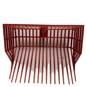 Fabriekslevering duurzame kunststof hooivork met kop voor het reinigen van paardenstallen, mest, hooi en beddengoed - Product Image 2