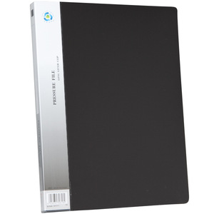 Comix AR151A-P A4 Single Spring Clip 4 Inch <b>Plastic</b> Document <b>Folder</b> Clip Blue And Black - Product Image 3