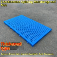Tapis de sol d'entrepôt en plastique épaissi anti-humidité, à face unique, pour palette, grille combinée, plateau plat
