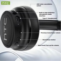 Casque sans fil HTC HP10 Gaming BT6.0, son stéréo haute fidélité, basses profondes, confortable, portable