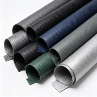 Rouleau de cuir synthétique en silicone gaufré en forme de nid d'abeille multicolore, matériau en similicuir pour la fabrication de sacs à main, de portefeuilles et de chaussures, résistant à l'usure