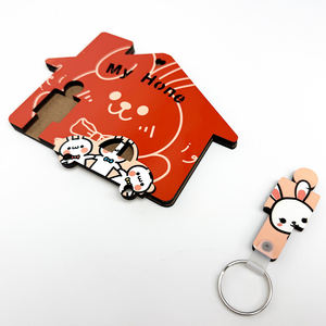 Premios para Eventos, Regalos de Año Nuevo, Regalos Literarios para el <span class=keywords><strong>Día</strong></span> <span class=keywords><strong>del</strong></span> <span class=keywords><strong>Padre</strong></span> y <span class=keywords><strong>del</strong></span> Maestro, Llaveros de MDF para Sublimación - Product Image 6