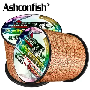 Ashconfish Trecciato 8 Fili X8 Braid 8 Weaves 1000M Colore Spot 100% PE Multifilamento Galleggiante Diametro 0.8mm Alta Resistenza Oceano - Product Image 4