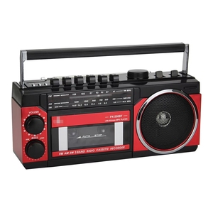 เครื่องบันทึกเสียงแบบพกพาสไตล์เรโทร วิทยุ AM FM SW บลูทูธ USB SD การ์ด ลำโพงขนาดใหญ่ สำหรับใช้ในบ้าน นอกบ้าน และการเดินทาง บูมบ็อกซ์สเตอริโอ - Product Image 1