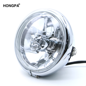 Phare rétro HONGPA pour moto à LED pour Sportster Bagger <span class=keywords><strong>Cafe</strong></span> <span class=keywords><strong>Racer</strong></span> Scramb Accessoires de moto - Product Image 2