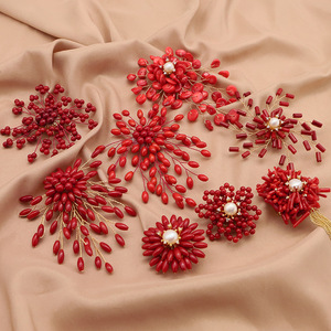 Natural Pearl Plating Iron Brooch Sea <strong>Bamboo</strong> Tassel Flower High-end Fashion Exquisite Small Fragrant Pearl Chest Women - Product Image 1