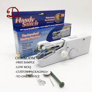 Portable Mini Lock Stitch <b>Overlock</b> <b>Sewing</b> <b>Machine</b> <b>with</b> Motor for Home Use-Multifunctional Household Clothes - Product Image 2