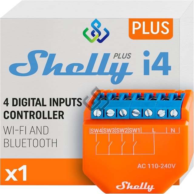 IN STOCK ORIGINAL BRAND NEW Shelly Plus i4 Wi-Fi Control 3800235265697