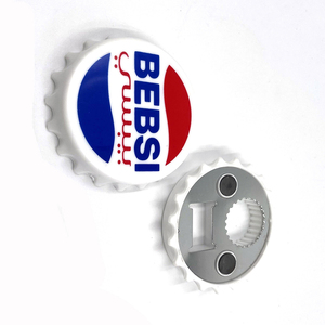 Nhà máy tùy chỉnh vòng tủ lạnh nam châm bia nắp chai hình dạng mở chai - Product Image 3